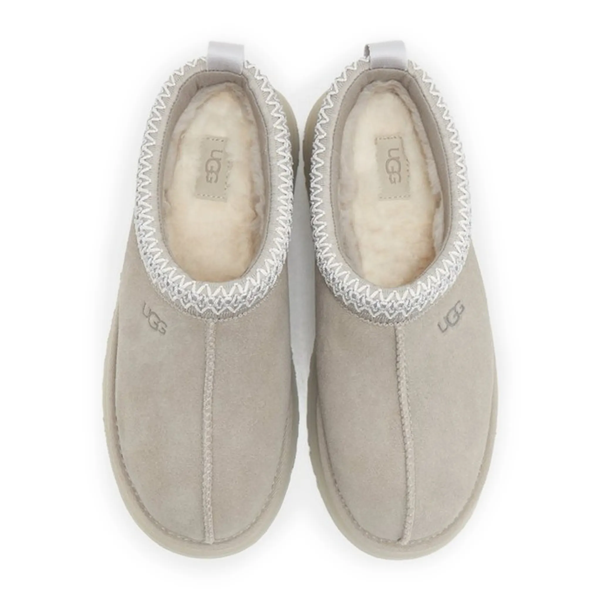 Top view of UGG Tazz Platform Pumice Slippers (W)
